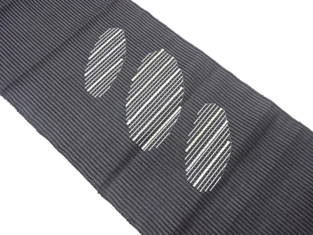 抽象模様織出し夏用名古屋帯